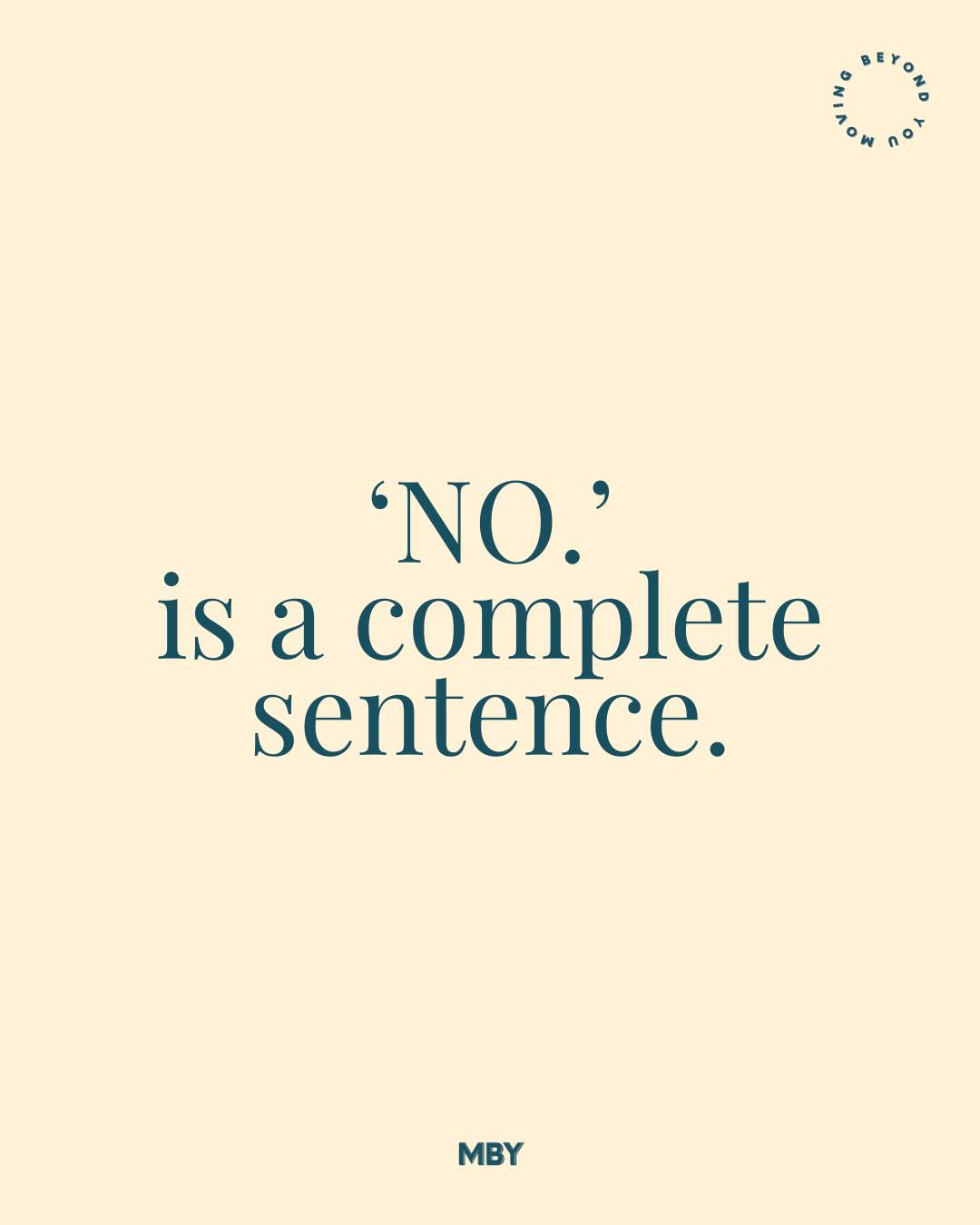 “No” is a full sentence.
But for a lot of us, it never felt safe to say.

So we overexplained.
We softened it.
We said yes when we meant no… 
just to avoid conflict, rejection, or guilt.

But every time you abandon your “no,” you abandon yourself a little too.

You don’t need a long explanation to protect your peace.
You don’t need permission to set a boundary.
You don’t need to make it easier for others at the expense of yourself.

“No” can feel uncomfortable at first…
but it’s also where your self-respect starts to grow.

If you’re ready to stop overexplaining and start honoring your boundaries, comment HEAL and I’ll send you the ebook + journal that’s helping women choose themselves without guilt.

#boundaries #sayno #selfrespect #chooseyourself #peoplepleasing #healingjourney #emotionalhealing #selfworth #innerwork #traumahealing #growthmindset #healthyrelationships #selftrust #healingtools
