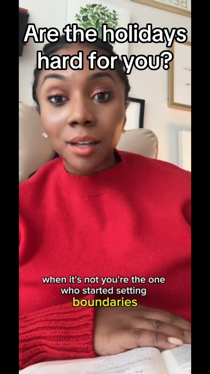 Are the holidays hard for you?

🎧Tune in to my podcast!🎧 Available on all streaming platforms | you know where to find it ;)
#vatherapists #dmvtherapist #holidays #boundaries