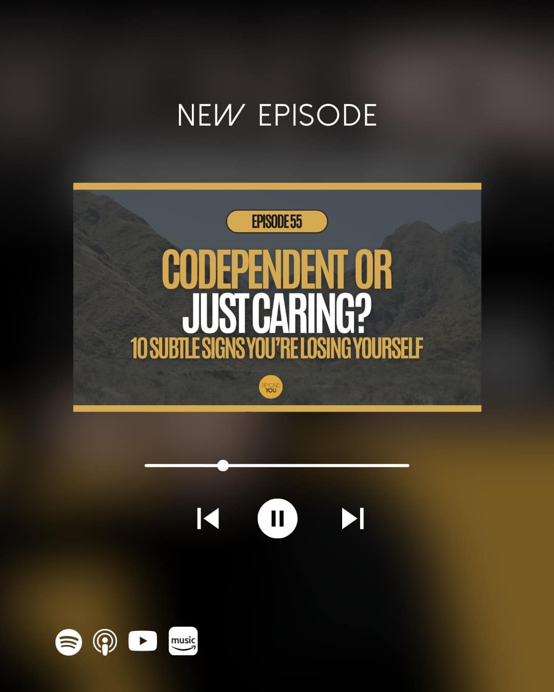 Let me ask you something:
Can you make a simple decision without checking in with everyone else first? 
Do you feel anxious when things are calm? 
Do you monitor everyone's mood and adjust your entire personality to match? 
Do you give and give and give until you have nothing left, and then resent everyone for taking?

If you answered yes to any of these, we need to talk.

🎧Tune in to the latest episode, "Codependent or Just Caring? 10 Subtle Signs You're Losing Yourself"

#codependency #codependencyrecovery #toxicrelationships #selflovejourney #healingjourney #podcast