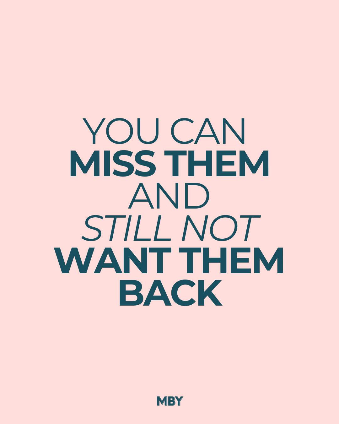 Missing them doesn’t mean 
you made a mistake.

It means you’re human.

You remember the good times, 
the hopes, the version of them you wished was real.

But missing someone isn’t the same as needing them.
You can honor the past without inviting it back in. 💭

Growth is knowing what you deserve
and choosing not to settle again. 

#healingjourney #toxicrelationships #selfrespect #emotionalhealing #growthmindset