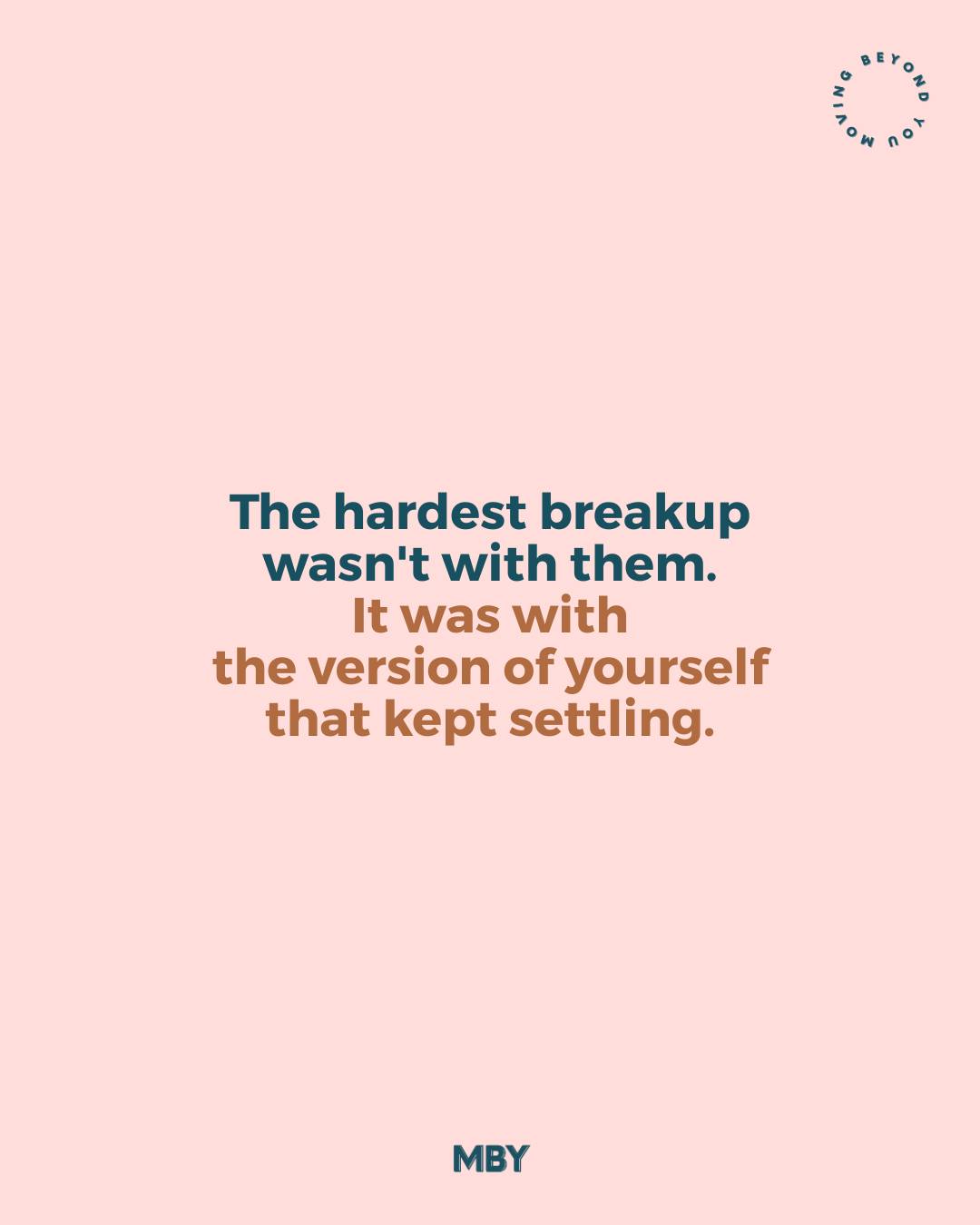 Sometimes the person you grieve 
the most isn't them.

It's the version of you that accepted 
less than you deserved.

The version that stayed too long.
Made excuses.
Ignored the red flags.
Believed love meant sacrificing yourself.

Letting go of that version of yourself 
can be just as painful as 
letting go of the relationship.

But it's also where healing begins.

You don't have to keep becoming smaller 
just to keep someone else comfortable.

✨ Every time you choose yourself, 
you're becoming someone your past self desperately needed.

If you're ready to stop settling and start rebuilding your self-worth, 
comment HEAL and I'll show you the ebook and journal that's helping women heal after toxic relationships and choose themselves again.

#HealingAfterToxicRelationships #SelfWorth #ChooseYourself #EmotionalHealing #HealingJourney