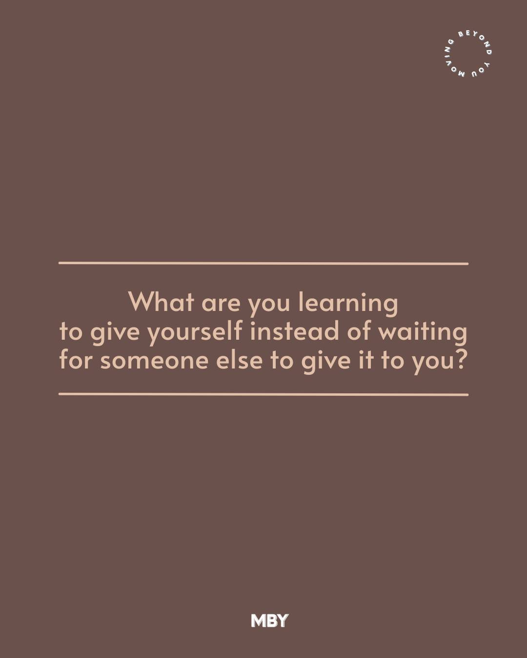 A question worth sitting with:

What are you waiting for someone else 
to give you that you could begin giving yourself?

Reassurance.
Permission to rest.
Validation.
Consistency.
Compassion.
Safety.

This doesn’t mean you shouldn’t want 
those things from the people you love.

It means your relationship 
with yourself matters, too.

Start giving yourself some of what 
you’ve spent so much time hoping 
someone else would provide. 🤎

#SelfLove #SelfWorth #HealingJourney #ChooseYourself #EmotionalHealing