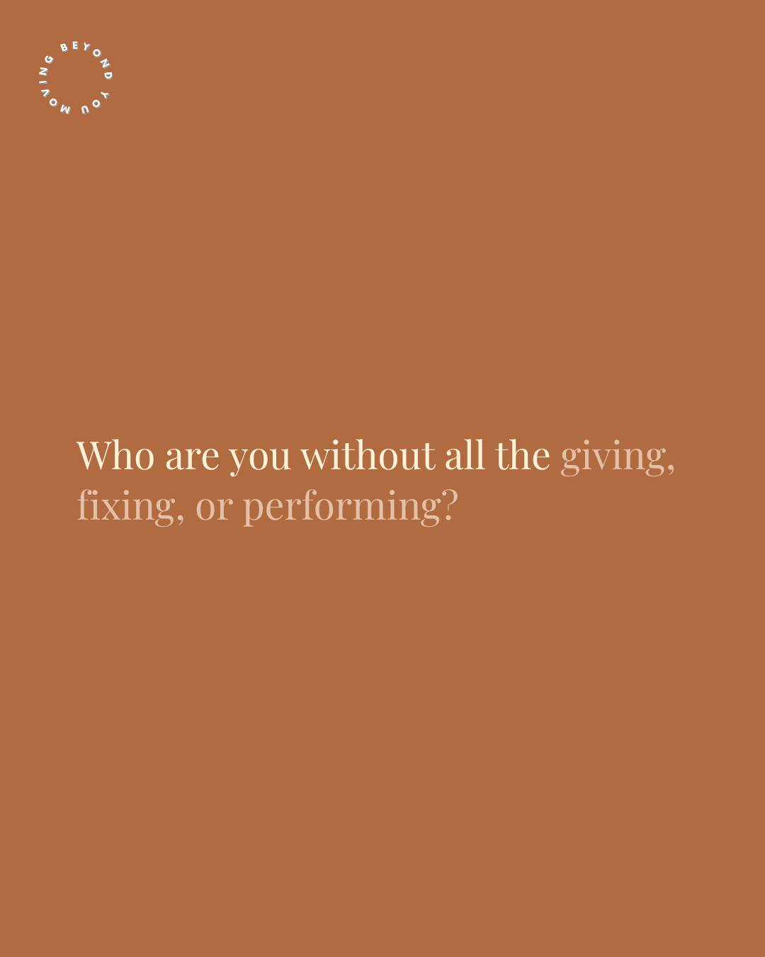 It can feel scary to 
slow down and just be.

But your worth isn’t rooted 
in how useful you are to others.

Take a moment today to reflect. 
You deserve to be known beyond what you give. 💭

#HealingStartsHere #SelfReflection #EmotionalWellness