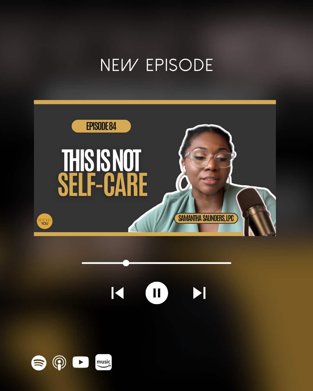 A soft life without boundaries isn't a soft life.
It's burnout in a silk robe.

In this week's episode of The Beyond You Podcast, we're talking about why boundaries are the foundation of real rest, peace, and a regulated nervous system.

✨ What are you no longer available for in this season of your life?

🎧 Full episode is live. It's on top of my profile.

#BeyondYouPodcast #SoftLife #Boundaries #HealingJourney #MentalHealth #ProtectYourPeace #BurnoutRecovery #SelfCare