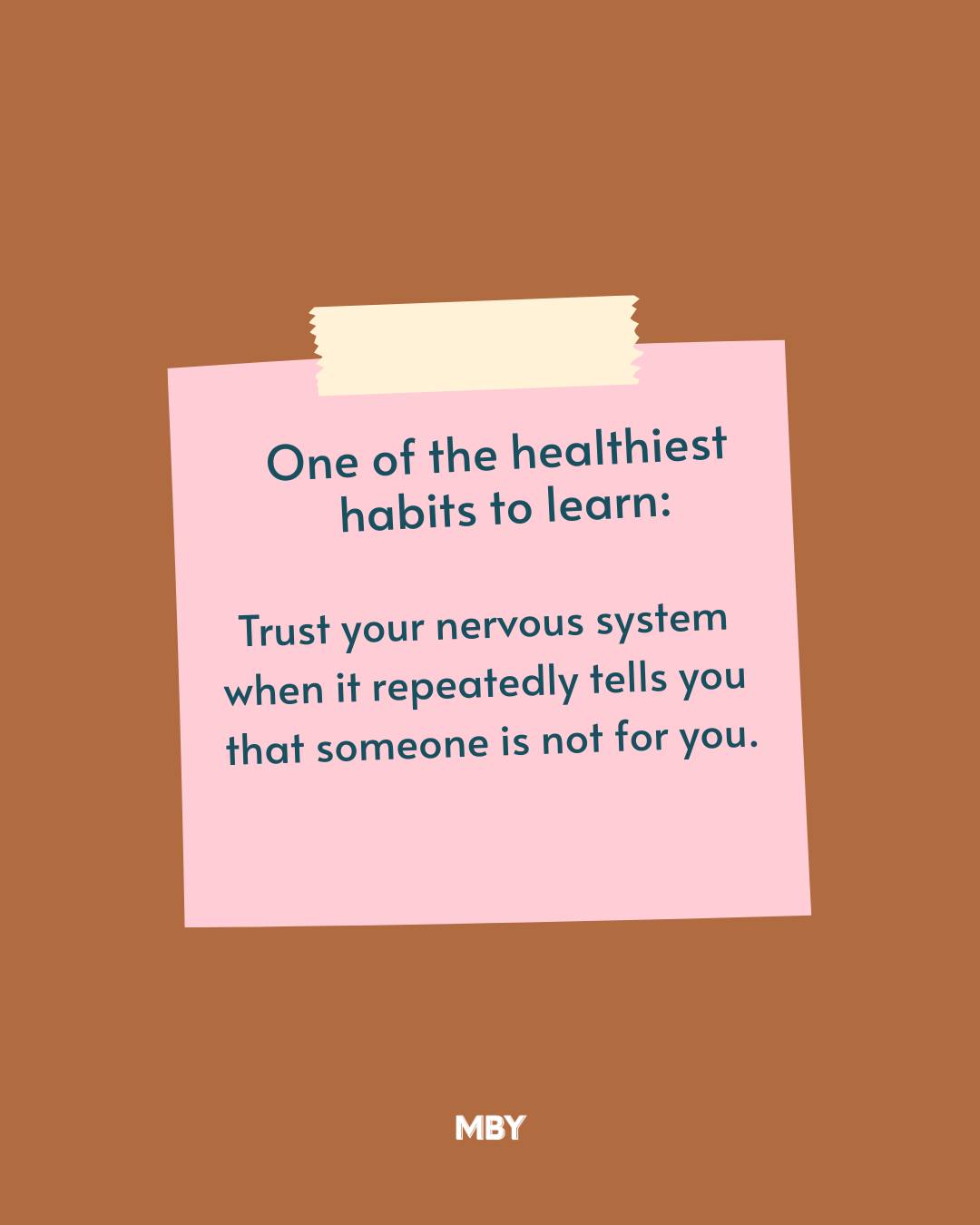 Sometimes your body knows before your mind is ready to accept it.

You feel it in the tightness in your chest. 
The anxiety after you leave them. 
The way you overthink simple interactions. 
The constant need to “figure out” where you stand.

That isn’t you being dramatic. That’s your nervous system picking up on inconsistency, emotional unavailability, or subtle unsafety.

When something feels off over and over again, it usually is.

Healing isn’t about ignoring your intuition to prove you’re patient or understanding. It’s about learning to trust the signals your body sends 
especially when they repeat.

The healthiest relationships don’t require you to override yourself to make them work.

#nervoussystemhealing #EmotionalSafety #traumainformed #healingjourney #healthyrelationships