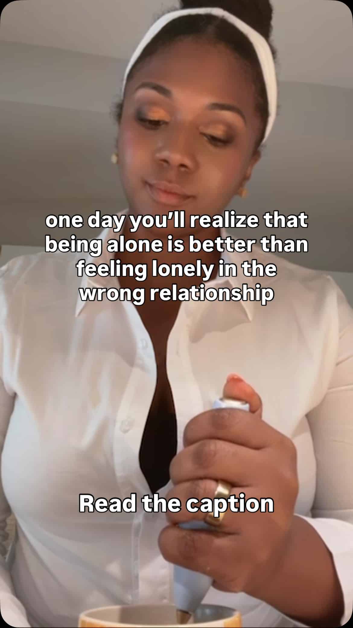 One day you’ll realize that 
being alone isn’t what you were afraid of.

You were afraid of starting over.
Of feeling unwanted.
Of wondering if you’d ever find love again.

So you stayed.

You stayed in conversations 
that left you feeling unseen.

In relationships where 
you questioned your worth.

In situations where you felt lonely, 
even when someone was right beside you.

But here’s what so many people discover 
on the other side of healing:

The loneliness of abandoning yourself 
is far heavier than the loneliness of being alone.

Because being alone 
gives you space.

Space to hear your own thoughts.
Space to rediscover who you are.
Space to build a life that feels 
peaceful instead of painful.

And one day, you’ll realize that 
solitude isn’t the opposite of love.

Sometimes, it’s the beginning of the 
healthiest relationship you’ll ever have,
the one with yourself.

If you’re in a season of choosing yourself, even when it’s hard, keep going. You’re making room for the kind of love that doesn’t require you to lose yourself first. 💛

Comment HEAL and I’ll show you the journal + ebook that hundreds of women trust to help them reconnect with themselves and heal after heartbreak.

#HealingJourney #SelfWorth #EmotionalHealing #HealthyRelationships #PersonalGrowth