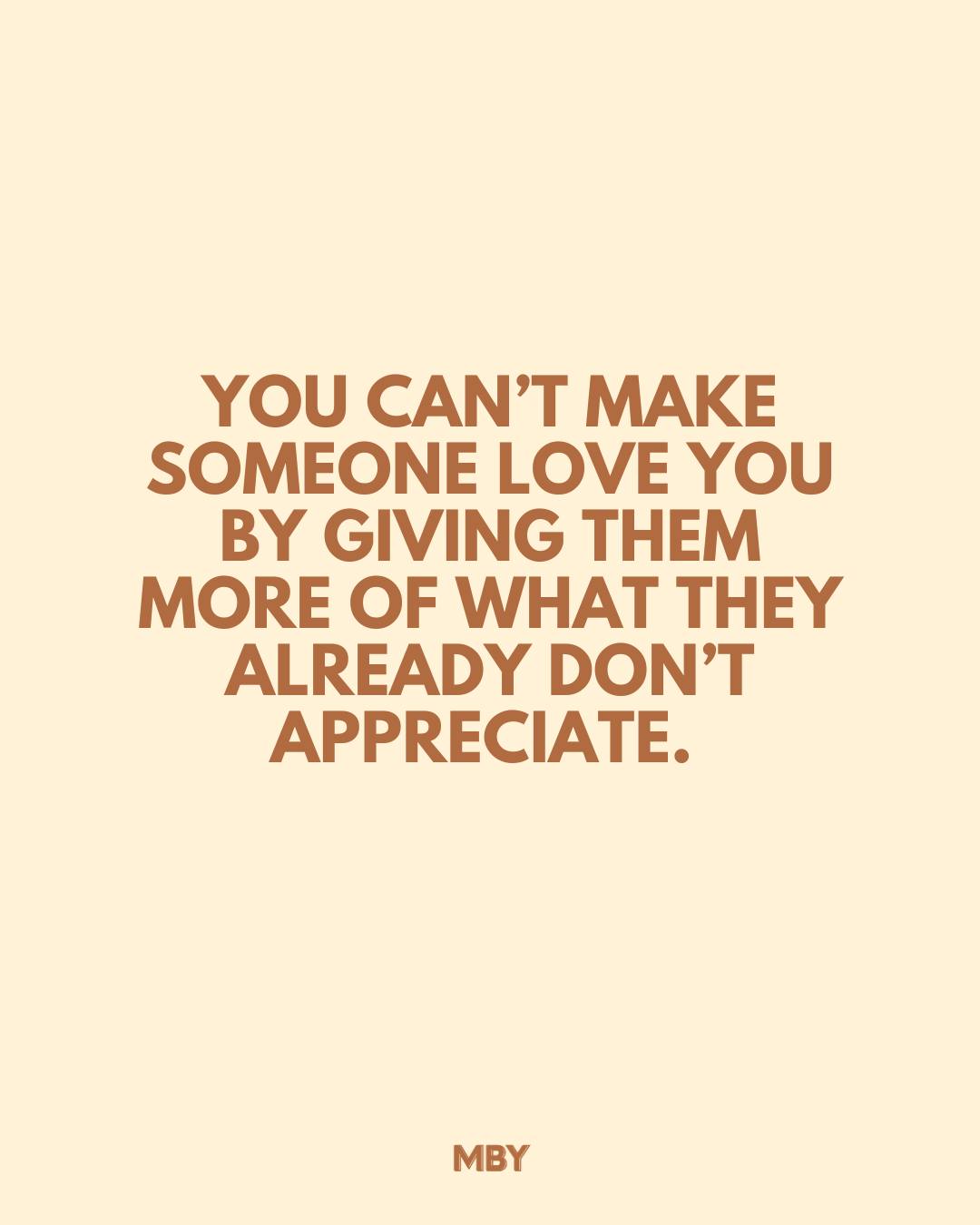 Sometimes, we pour so much of ourselves into someone, hoping they’ll finally see our worth. 💔 But the hard truth is, you can’t make someone love you by over-giving or trying to prove yourself.

Love that’s real doesn’t come from sacrifice that leaves you empty. It comes from mutual respect, appreciation, and effort.

If someone doesn’t value what you bring to the table, it’s not your job to give more. It’s your chance to step back, set boundaries, and protect your peace. 🧡

Have you ever been in a situation where you felt you had to prove your worth? Share your experience in the comments, I’m listening. ⬇️✨

🎧Tune in to my podcast!🎧
Available in all streaming platforms | You know where to find it ;)

Want free tips every Wednesday? 💡 Comment ‘BOUNDARIES’ below, and I’ll slide the link right into your DMs! 📩

#selfworth #selfworthmatters #healthyboundaries #chooseyourself #emotionalwellbeing #toxicrelationshiprecovery #healingjourney #selflove #selfloveclub #youareenough #respectyourself
