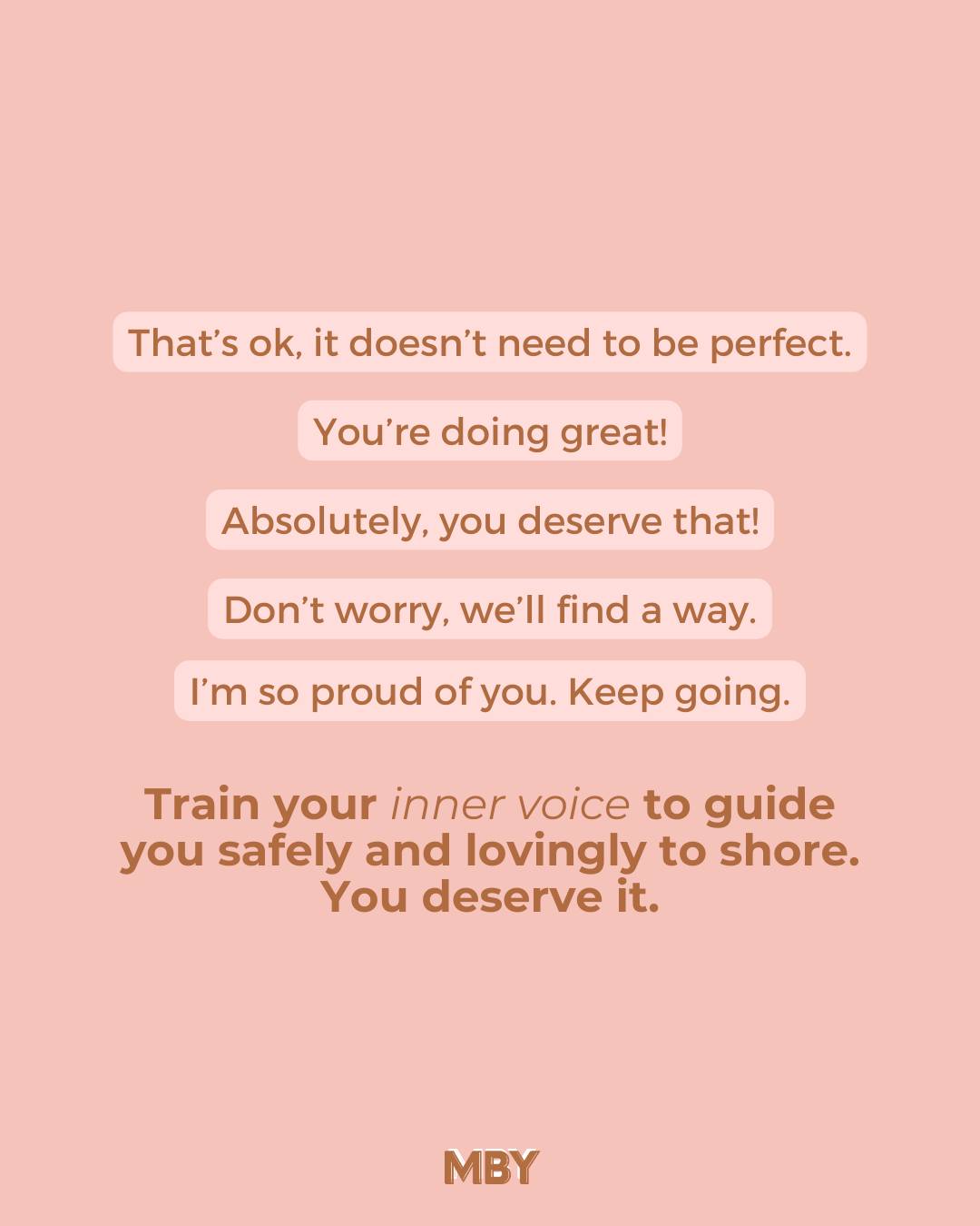 Did you know that talking positively to yourself can have a massive impact on your mindset and well-being?

Basically, it's consciously swapping out those negative or self-defeating thoughts with positive and encouraging ones.

And let me tell you, it can make a world of difference.

By practicing positive self-talk, you can cultivate a more optimistic outlook, boost your self-confidence, and improve your overall mental health.

It's like giving yourself a little pep talk every day.

So go ahead, start talking to yourself in the best way possible and watch the magic happen!

#positivity #positiveselftalk #innervoice #encouraging #personaldevelopment